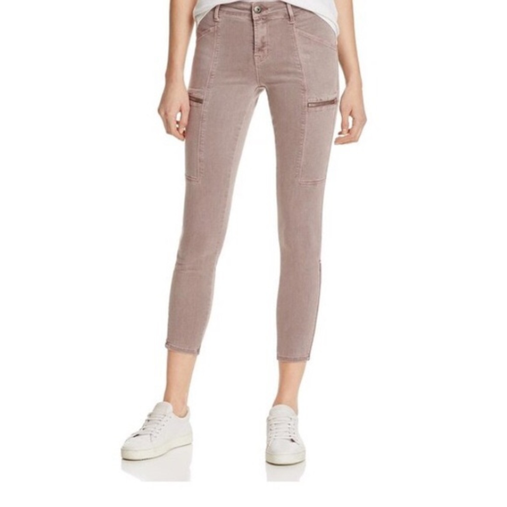 Ankle Pants Dusty Rose Pistola 28 Zipper Details